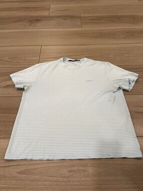 Vintage Valentino Jeans Logo T Shirt Striped Medium ? READ